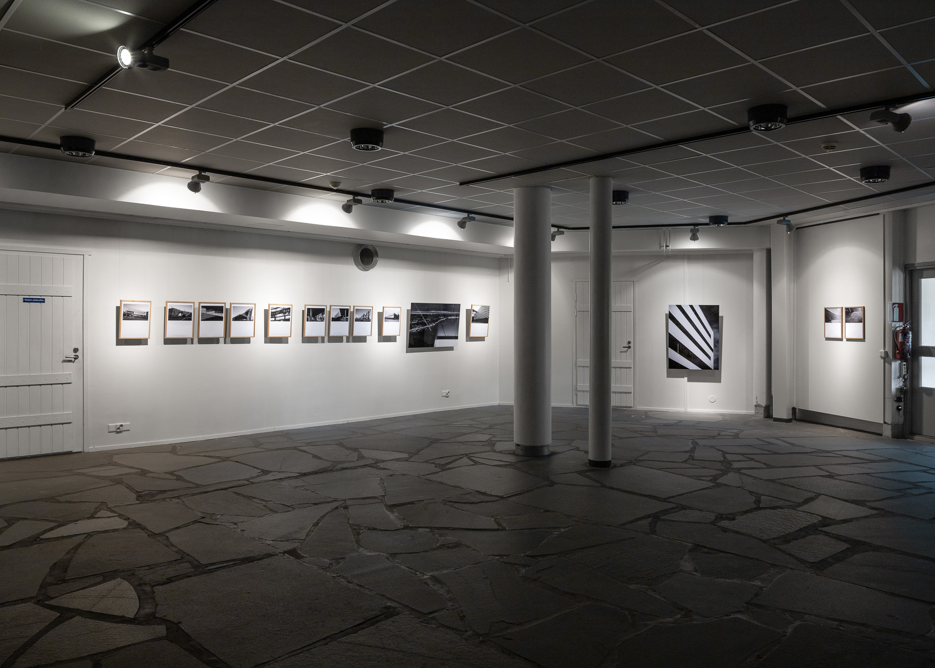 Solo exhibition Arkkitehtoniset introspektiot at Galleria Kellokas, Äkäslompolo, 9 June – 23 July 2025