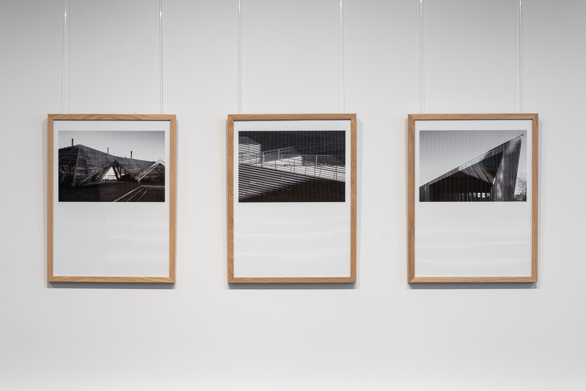 Installation view of Arkkitehtoniset introspektiot at Valtuustosali, Tammela, 20 October – 14 November 2025